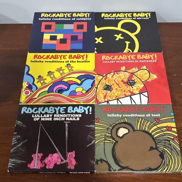 Rockabye Baby CD lot Rock Music Coldplay Tool NIN Radiohead Nirvana Beatles - Picture 3 of 9